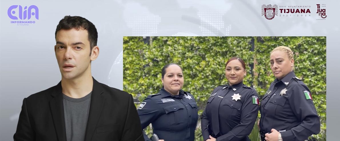 Elia Informando a Tijuana